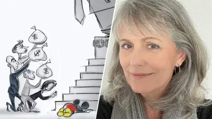 Sketch of the cartoon that was killed / Ann Telnaes