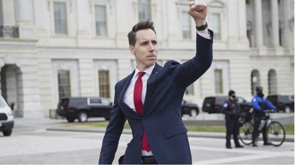 Josh Hawley gave a fist to the fisticuffs