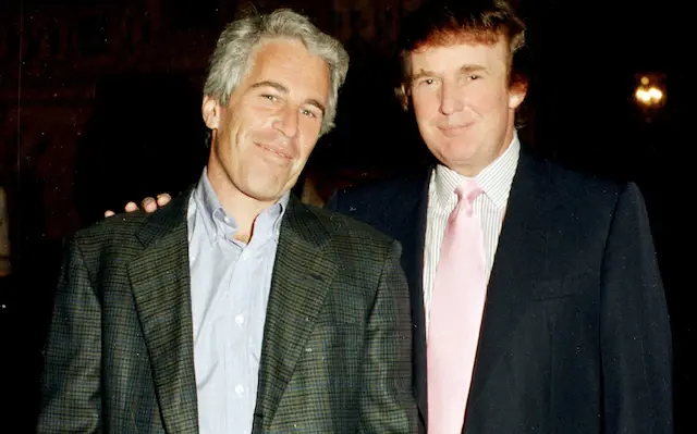 Buddies; Jeffrey Epstein and Donald Trump in 1997