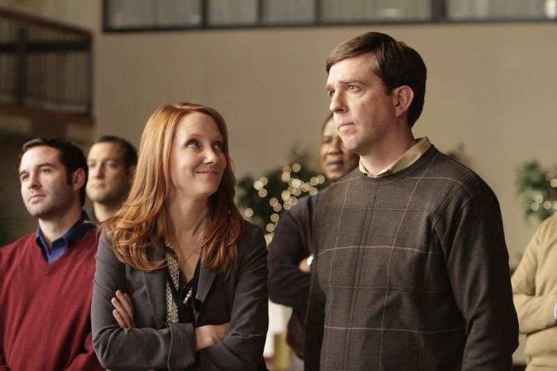 With Ed Helms in Cedar Rapids (2011)