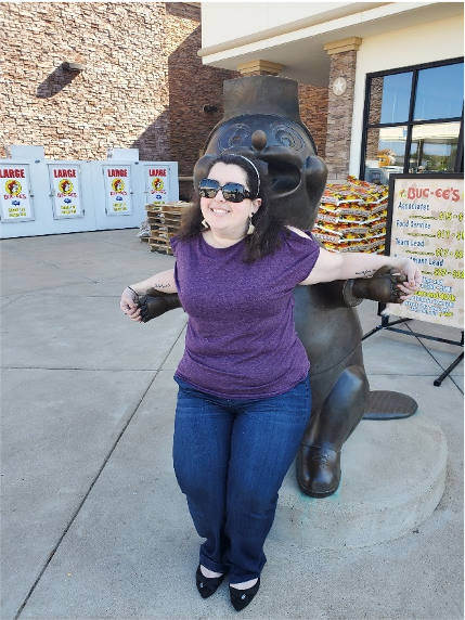 Obligatory photo with the Bucee beaver