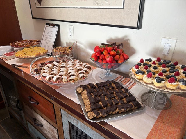 A bountiful assortment of pastries