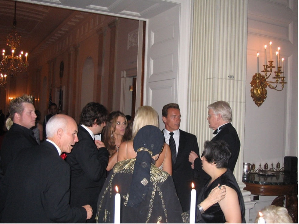 Maria Shriver, center, Arnold Schwarzeneger, and Ted Kennedy, to name a few