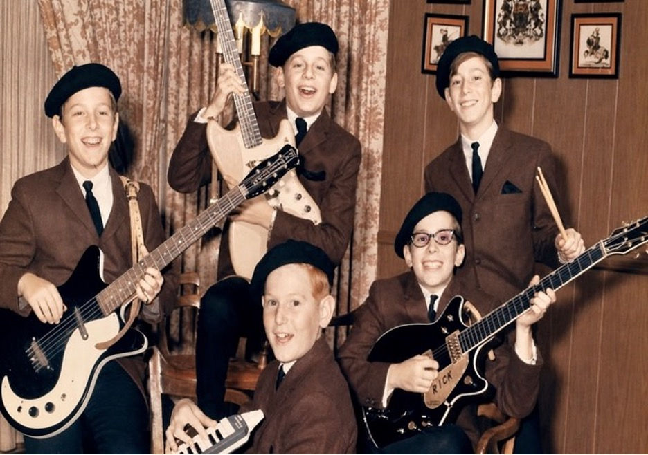 The Royal Jammers: 1963 (clockwise from top left) Drew Wachler, Don Fagenson, Link Wachler, the author, and Sammy Gun