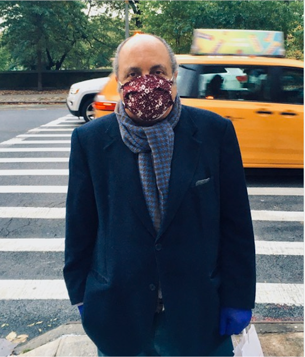 Fred Plotkin at home in New York City in October, 2020, grounded by the Covid surge