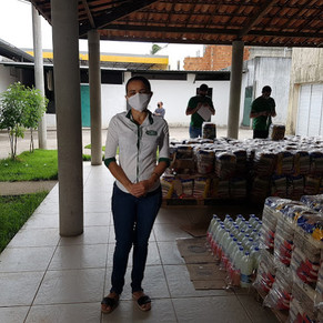 Empregados da CSP arrecadam e doam 5,5 toneladas de alimentos para 560 famílias