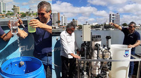 Iniciativa consegue purificar 2.700 litros de água poluída por hora