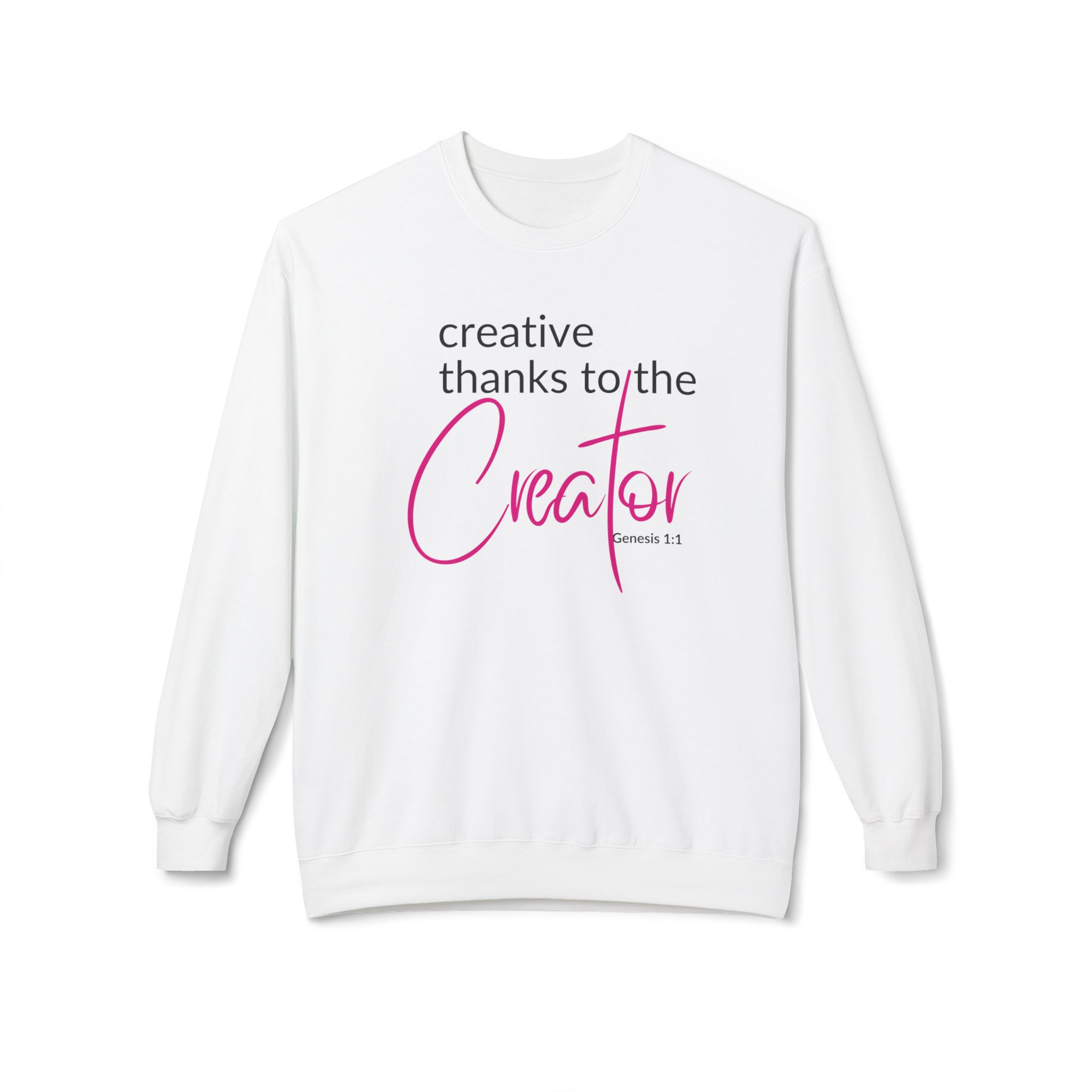 Creative thanks to the Creator Sweatshirt (Pink)