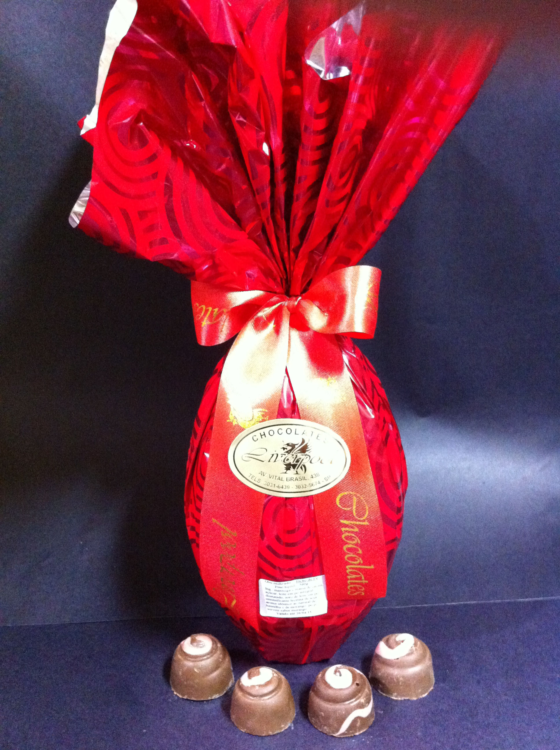 Ovo Recheado Bicho de Pé 500 g