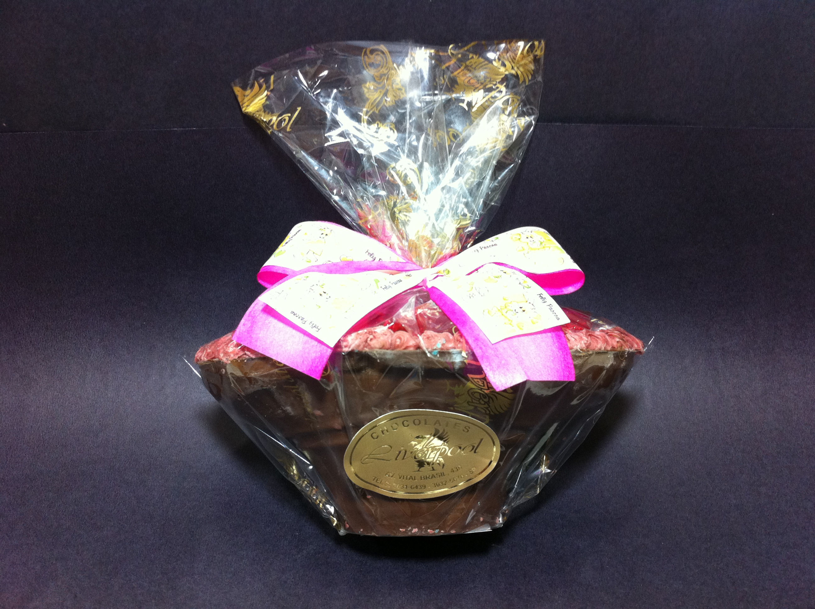 Cestinha de Chocolate ao leite com Bombons 300 g