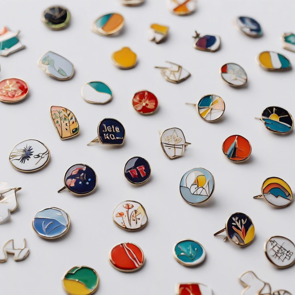 Art Enamel Pin Set