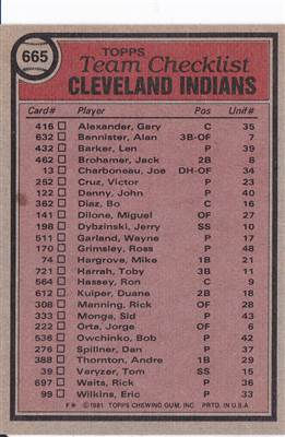 #665 Indians Team (b)
