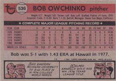 #536 Bob Owchinko (b)