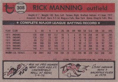 #308 Rick Manning (b)