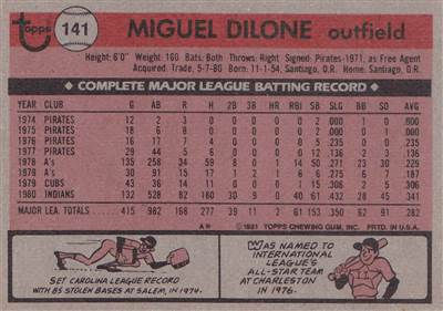 #141 Miguel Dilone (b)