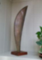 copper sculpture - Bird 2
