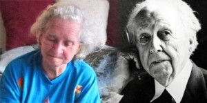Sally Benson, of Princeton, waited on Frank Lloyd Wright at a small café in Dodgeville, Wis., in the 1950s.