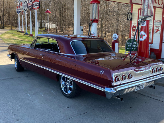 The Chevy Impala SS as it looked right after it was restored by Mark Burns. The vehicle was entered into three car shows and received the people’s choice award at all three shows. Contributed photo
