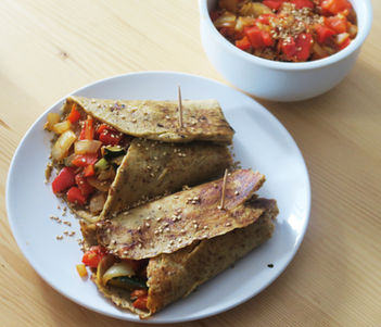Vegan protein burrito