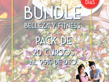 Pack de Cursos "Bundle de Belleza y Fitness” al 95% de descuento
