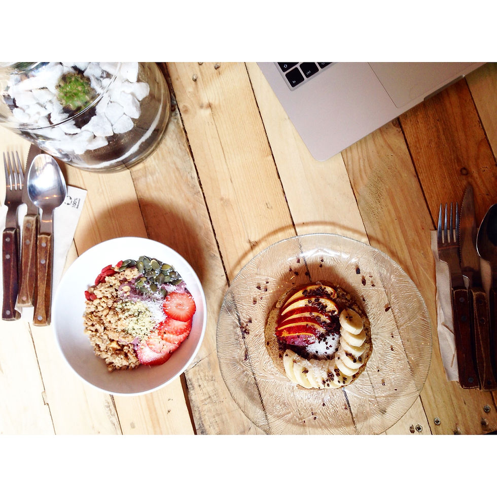 Desayuno en The Juice House
