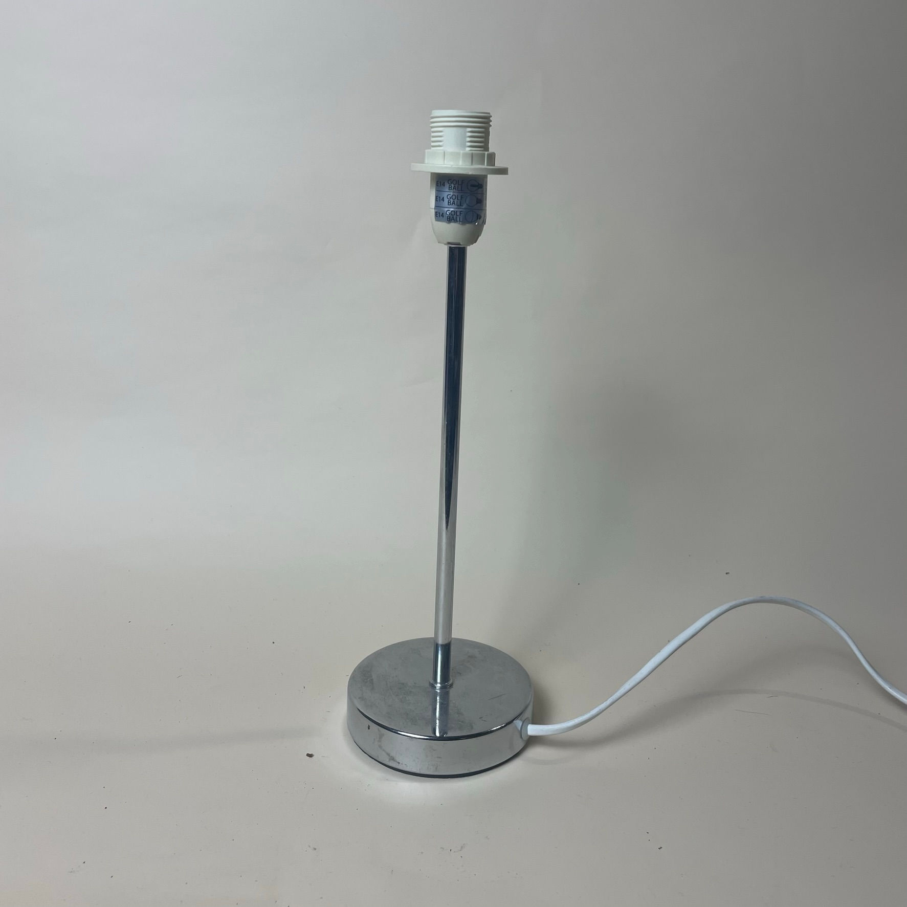 Simple Silver Table Lamp
