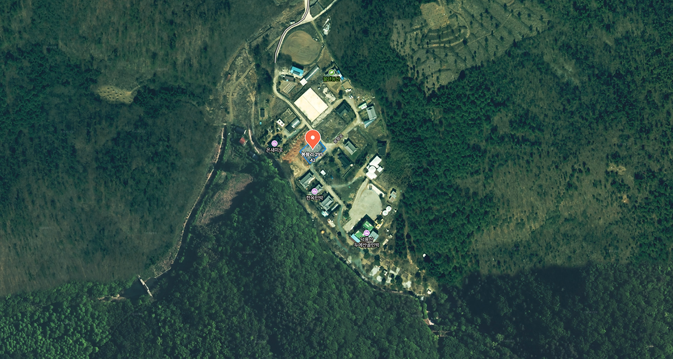 한옥 호텔 조성 사업 대상지 위성 사진