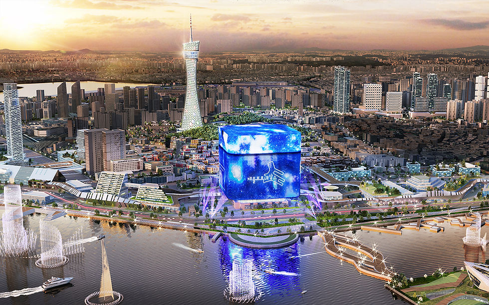 3. 인천 제물포 르네상스 개발 인천 복합문화 콤플렉스 부분 조감도