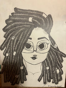 Samantha Stamps | The Smirking Woman | Pencil | UNITED STATES OF AMERICA