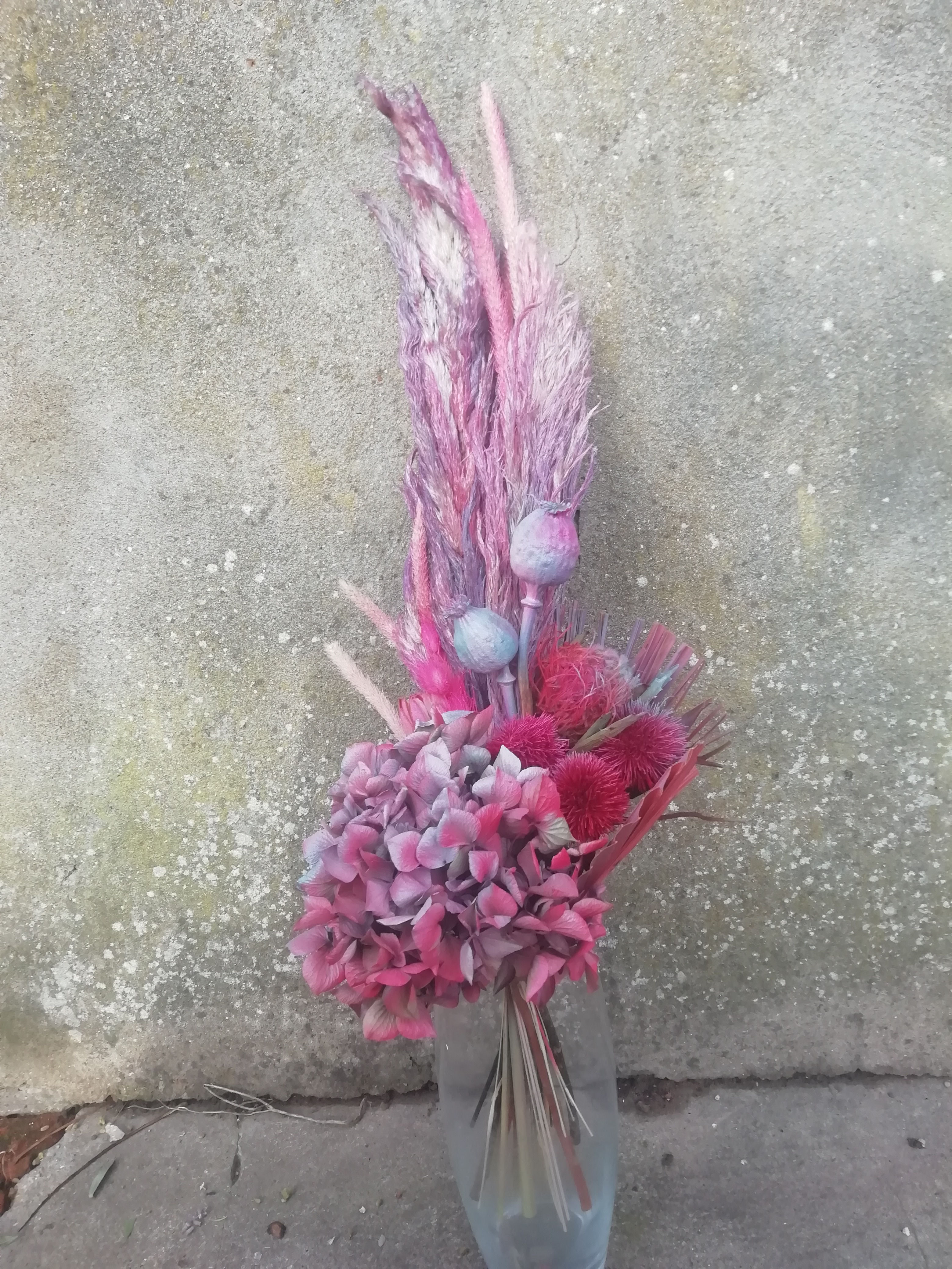 Bouquet de fleurs séchées