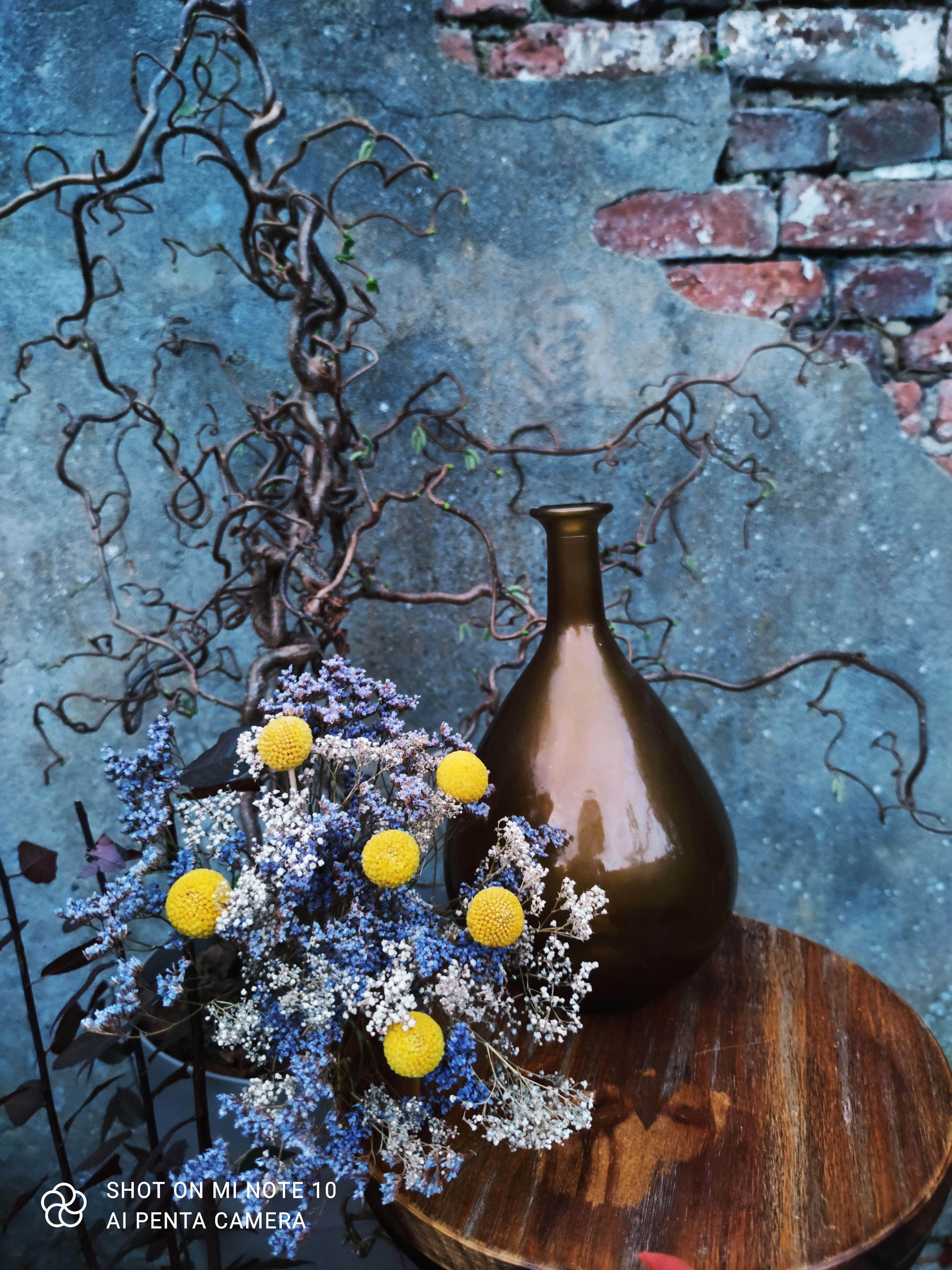 Bouquet de fleurs séchées