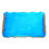 Thumbnail: Blue wavy rectangular tray with Gold handles
