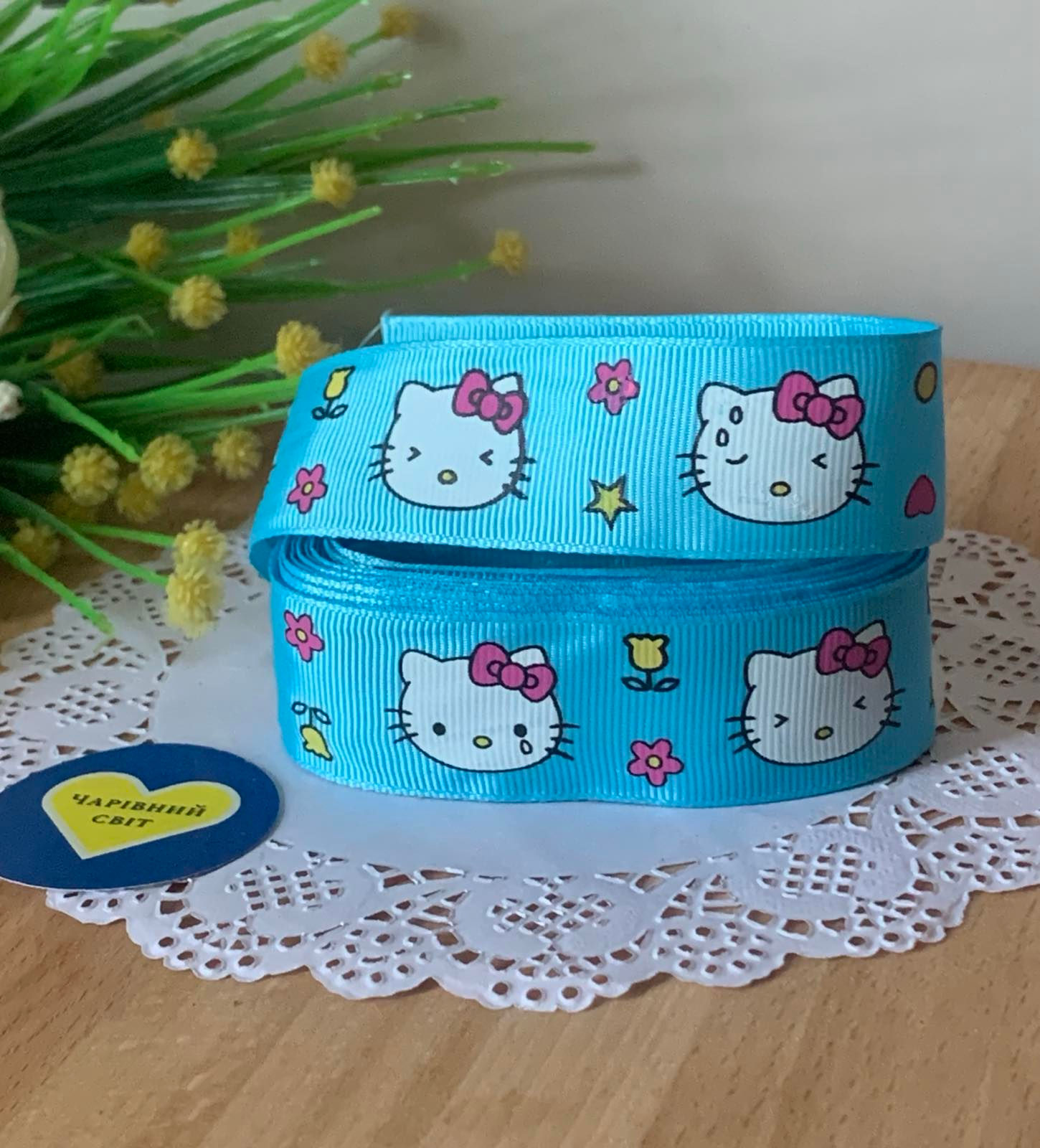 стрічка 2.5 см  з малюнком