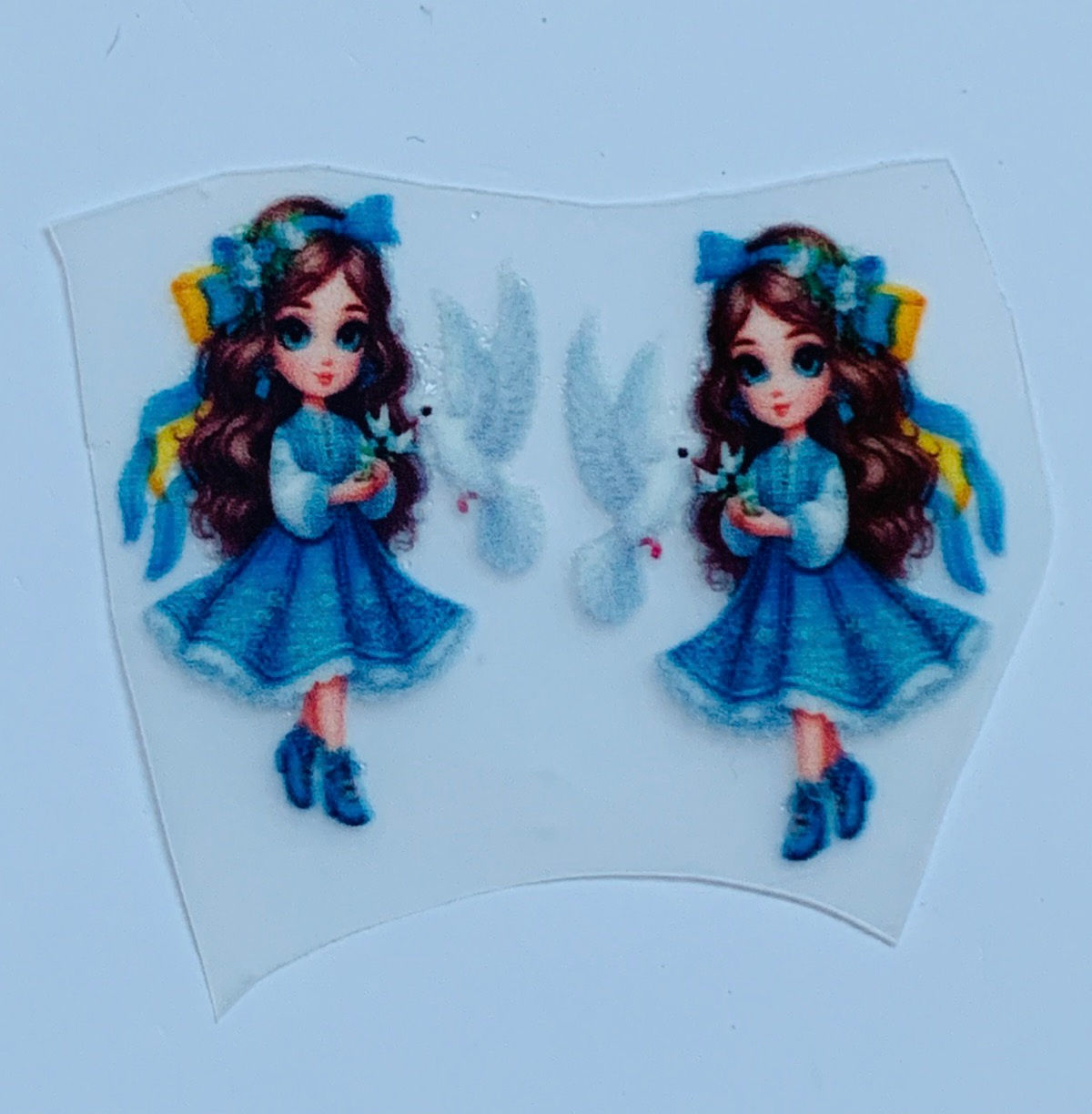 Термоналіпка 2шт для стрічки 2.5см 