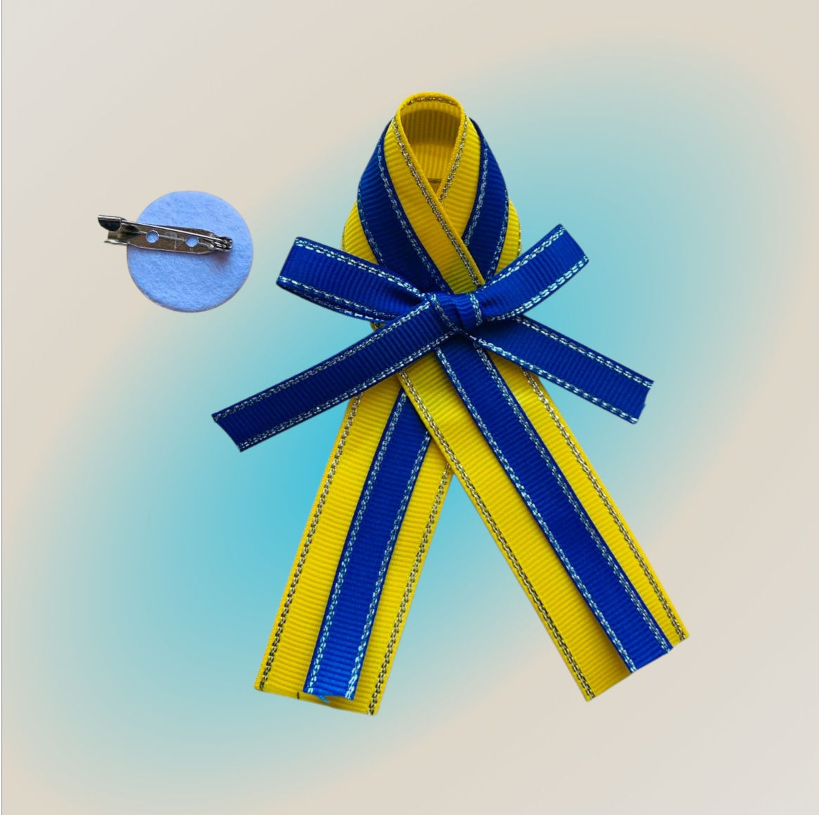 Набір на брошку/ зроби сам/ стрічка довжиною25см