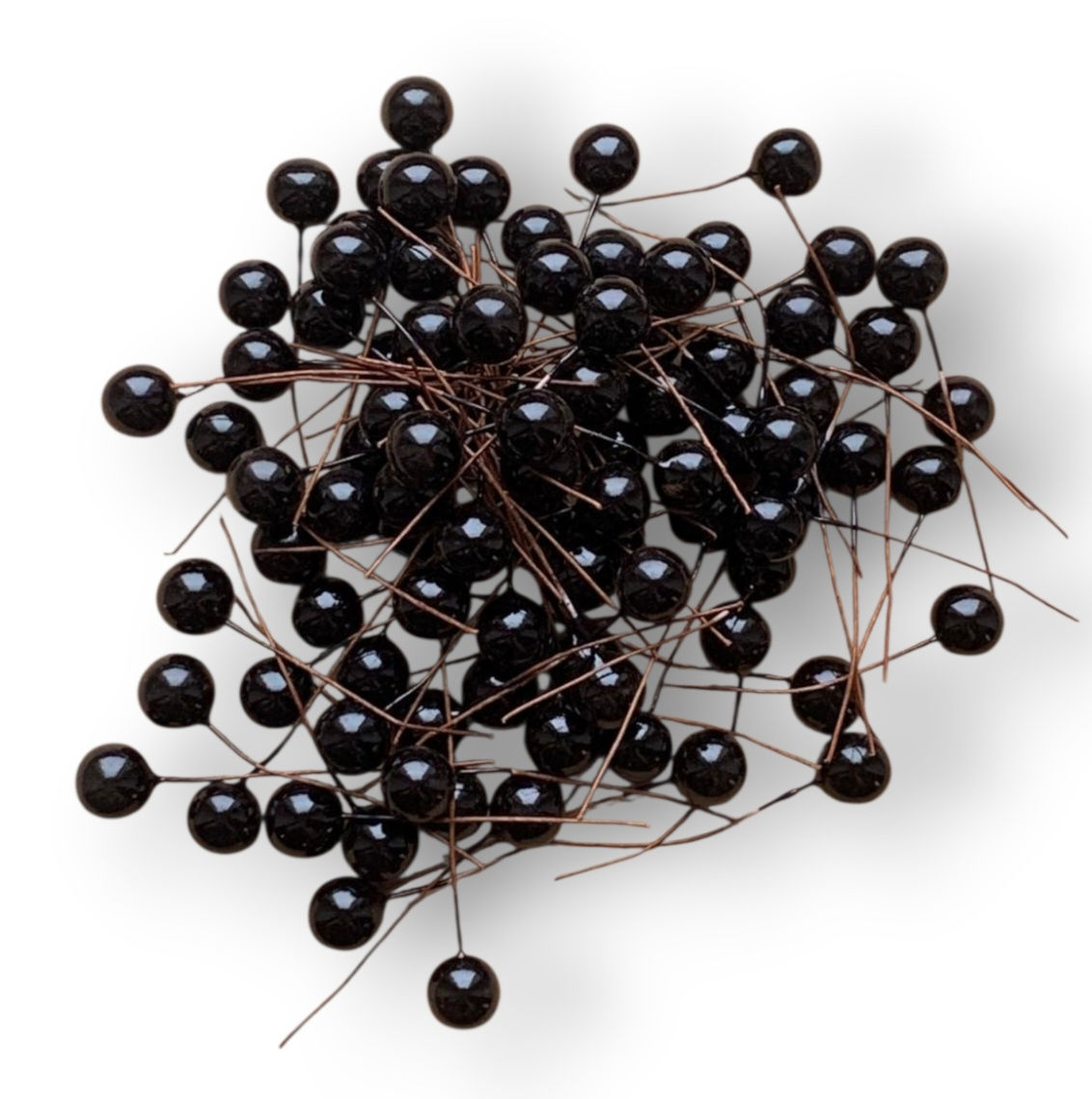 Калина10шт /розмір1.2см /колір чорний