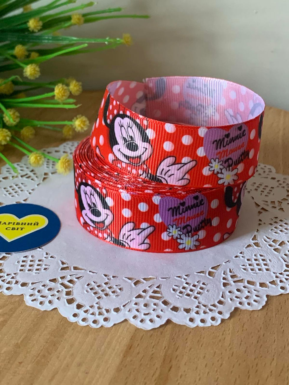 Стрічка  з малюнком  2.5см