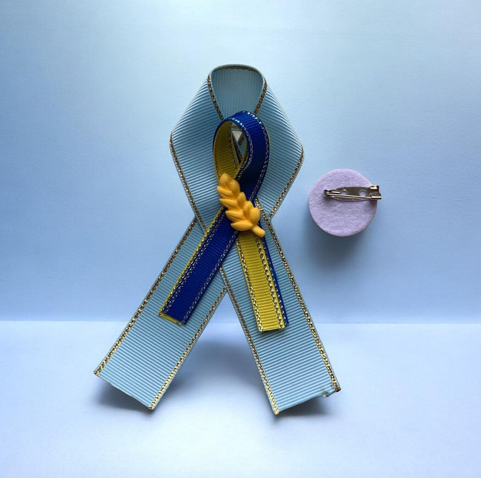 Прев'ю: Набір на брошку/зроби сам/стрічка-25см   2шт по18см