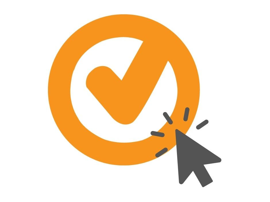 Mouse cursor clicking on Safewise logo