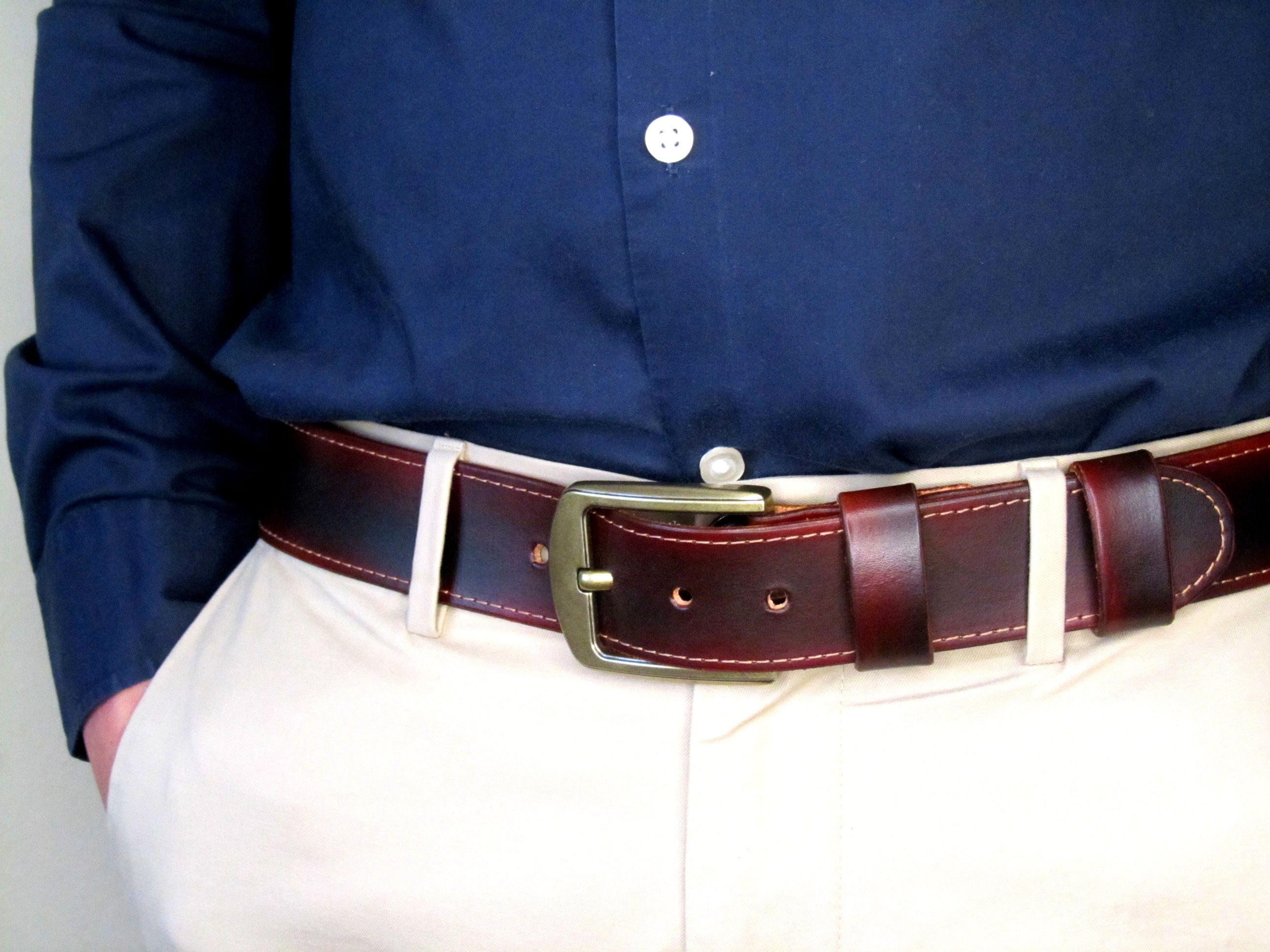 Full grain leather belt