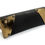 Thumbnail: Leather glasses case in various colours. metallic gold and black
