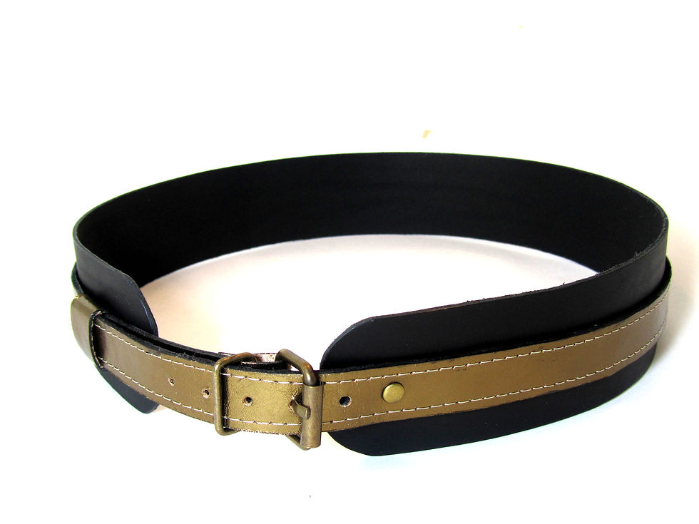 Thumbnail: Wide leather belt