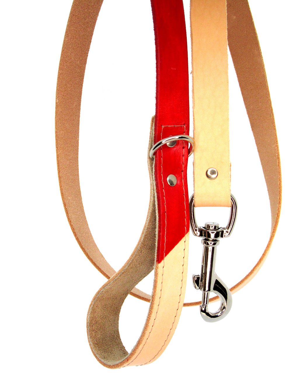 Thumbnail: Personalized leather dog leash