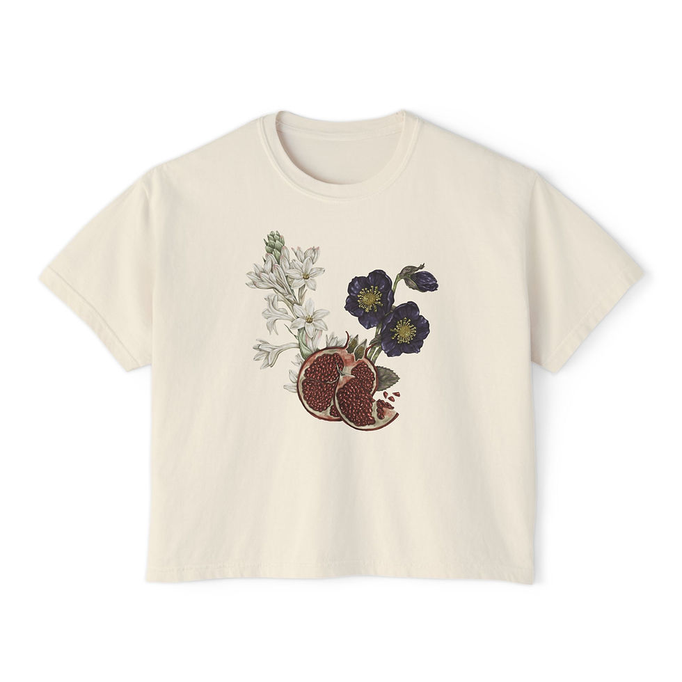 Thumbnail: Tarot Cropped Boxy Tee