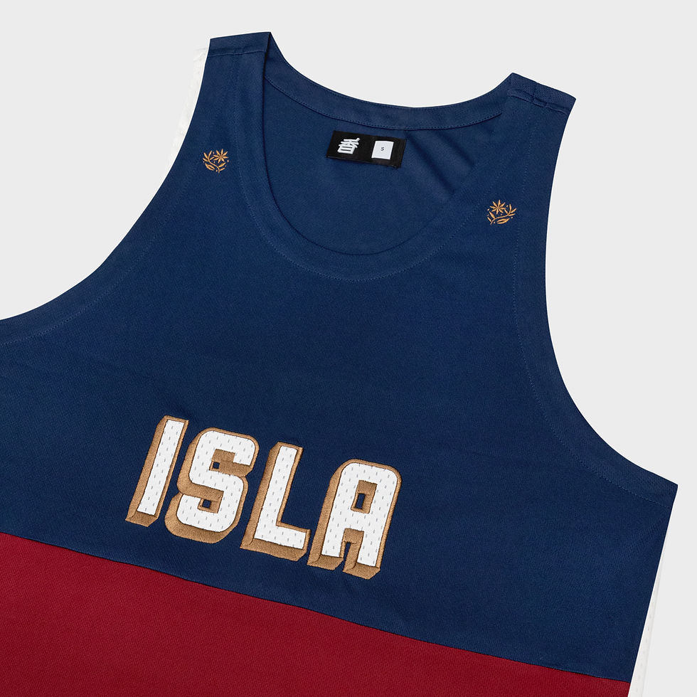 Isla Athletic 香島躰育 Fall Winter 2024 Colorblock Embroidered Logo Tank