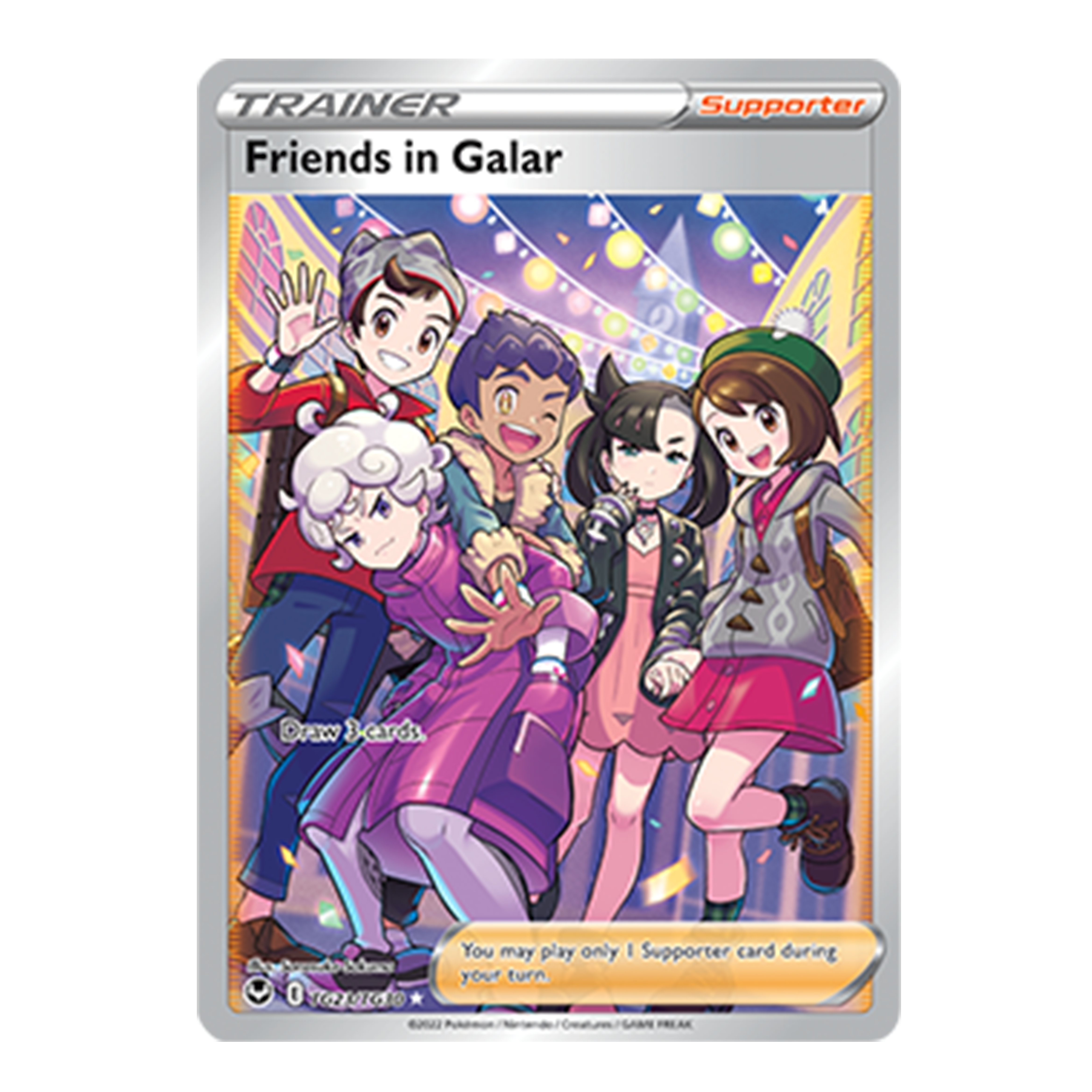 friends in galar full art - silver tempest trainer gallery TG23/TG30