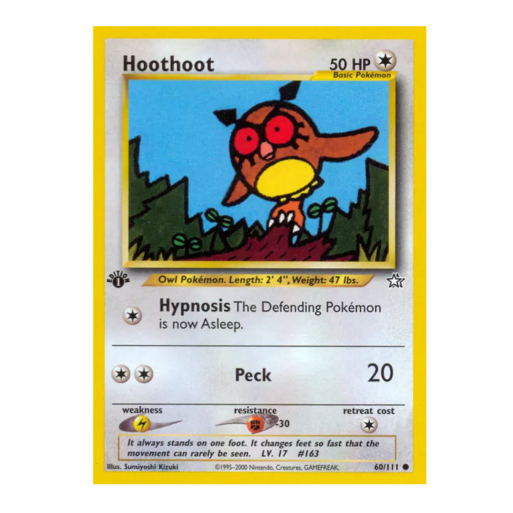 hoothoot - neo genesis 60/111