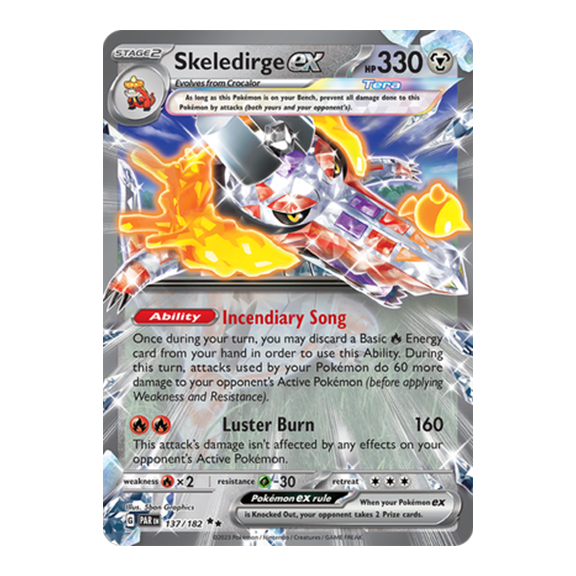 skeledirge ex - Paradox Rift 137/182