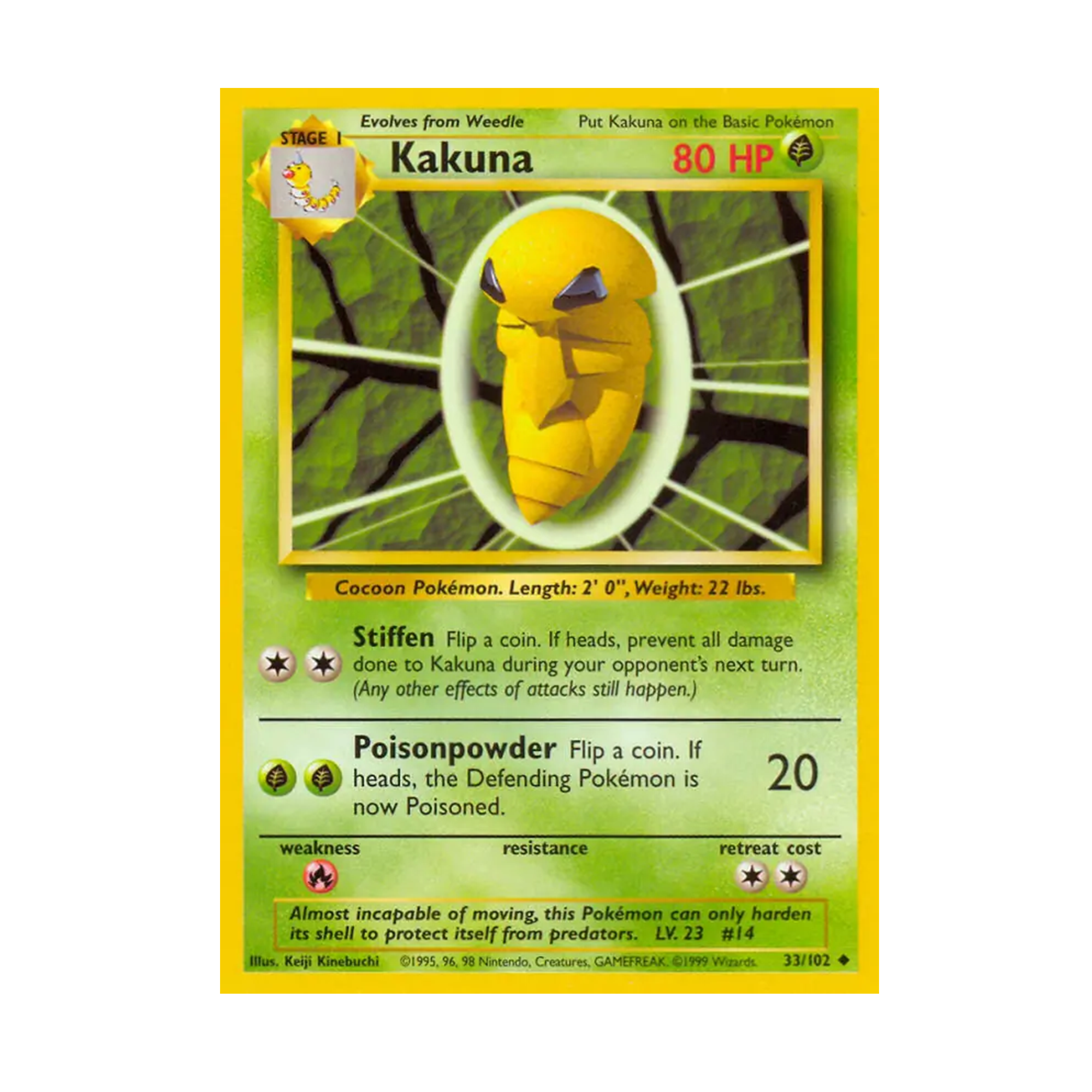 kakuna - base set 33/102