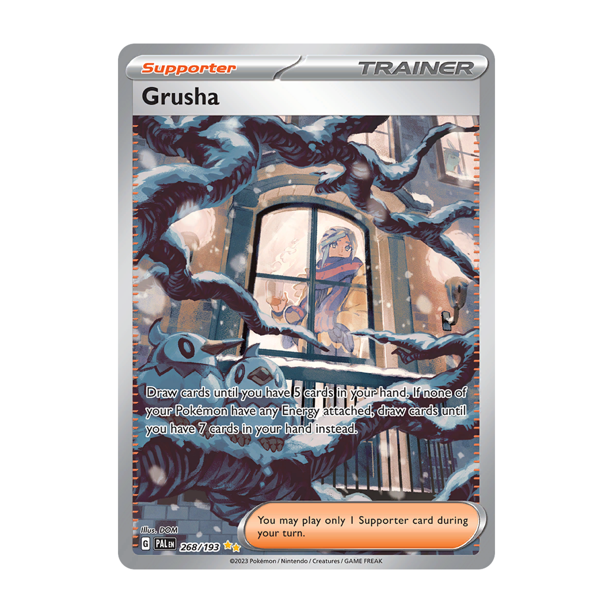 grusha special illustration rare - paldea evolved 268/193